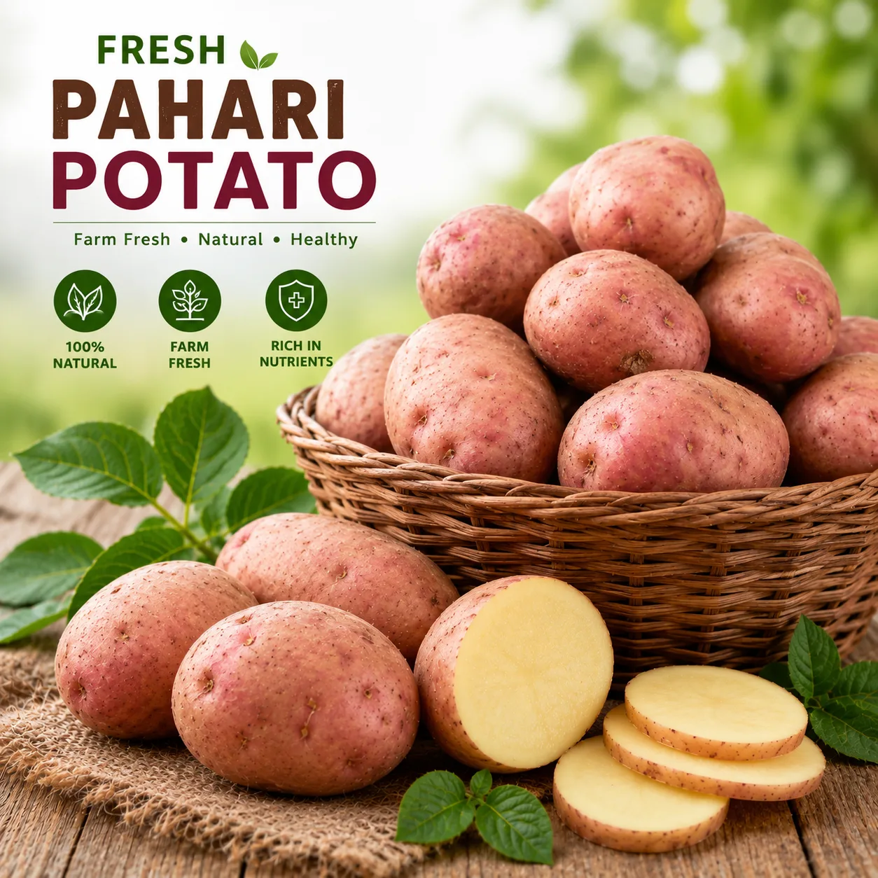 Fresh Pahari Aaloo – Natural Taste &amp; Premium Quality 🏔️🥔