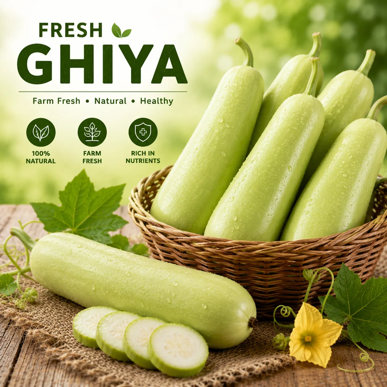 Fresh Ghiya – Light, Healthy &amp;amp; Farm Fresh 🌿🥒