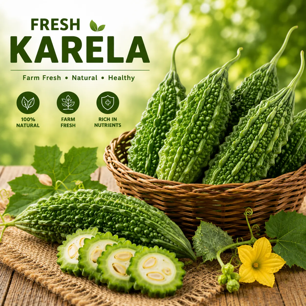 Fresh Karela – Healthy, Fresh &amp; Natural 🌿🥒